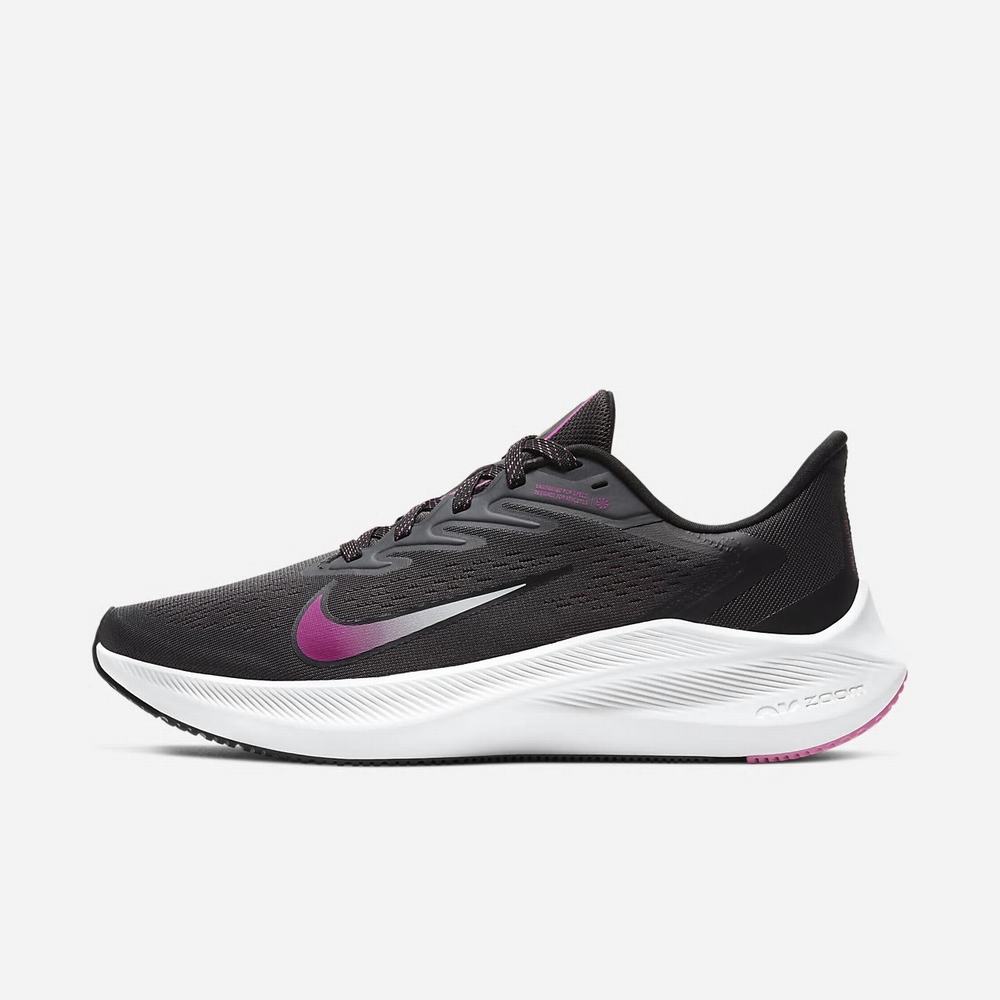 Chaussure De Running Nike Air Zoom Winflo 7 Grise 5604-297 Dark Smoke Grey/Fire Pink/White/Black Femme | UUY-27318130